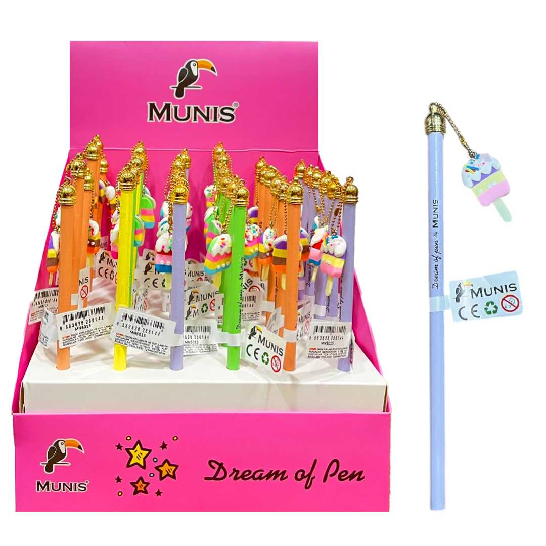 MUNİS KURŞUN KALEM MNS015 İCE CREAM BAŞLIKLI 36 LI 1
