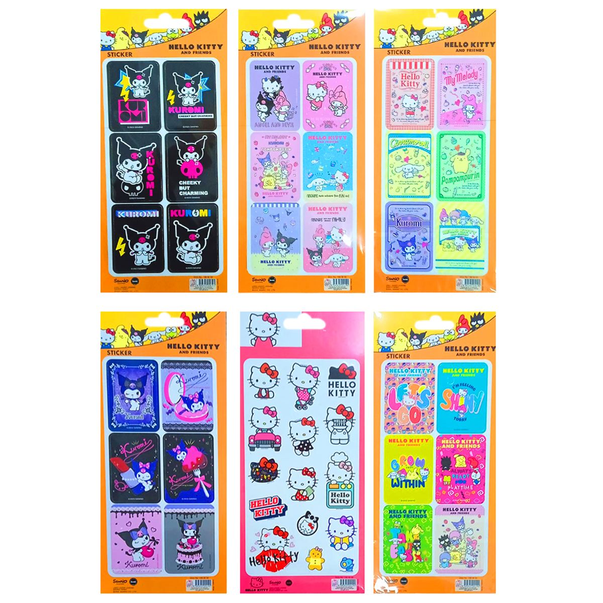 KUROMİ - HELLO KİTTY STİCKER 2 Lİ 24 PK 156-30 1