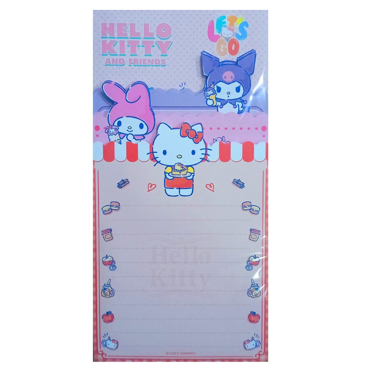 KUROMİ - HELLO KİTTY NOT KAĞIDI SET ÖZEL KESİM 12 Lİ 168-40 1