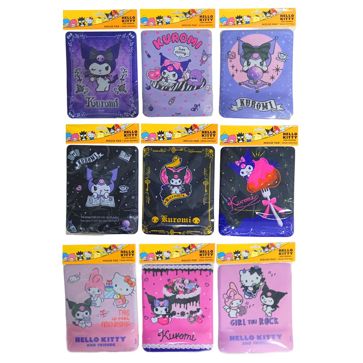 KUROMİ - HELLO KİTTY MOUSE PAD BİLEK DESTEKLİ 400-30 1