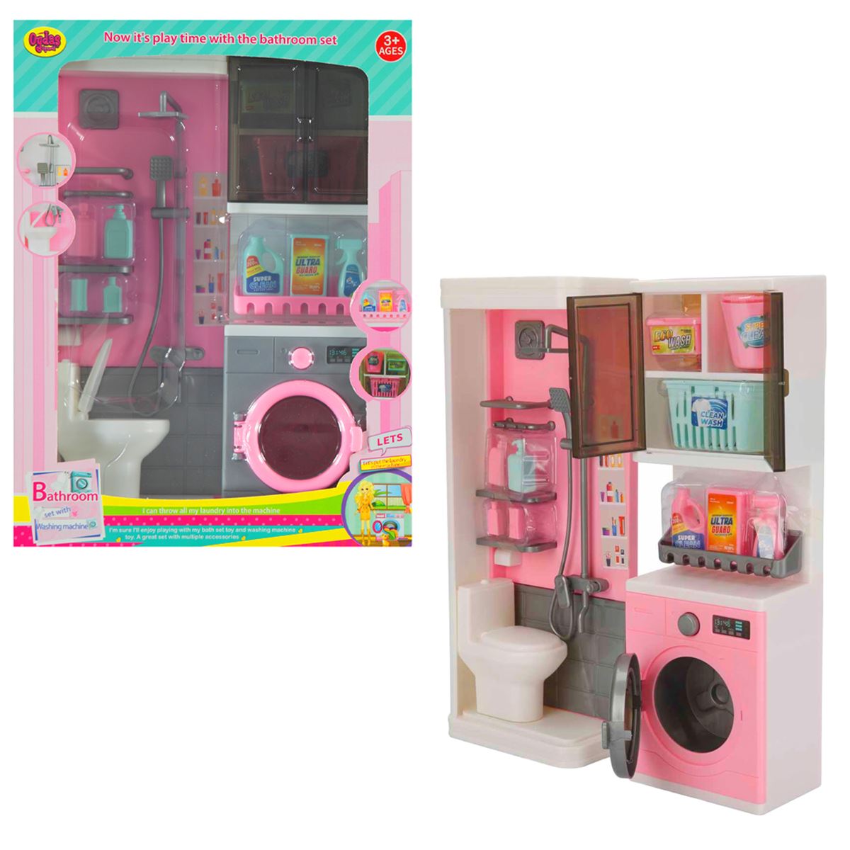 OYDAŞ BANYO VE ÇAMAŞIR MAKİNESİ 2 Lİ 02384 KUTULU 3+ 1