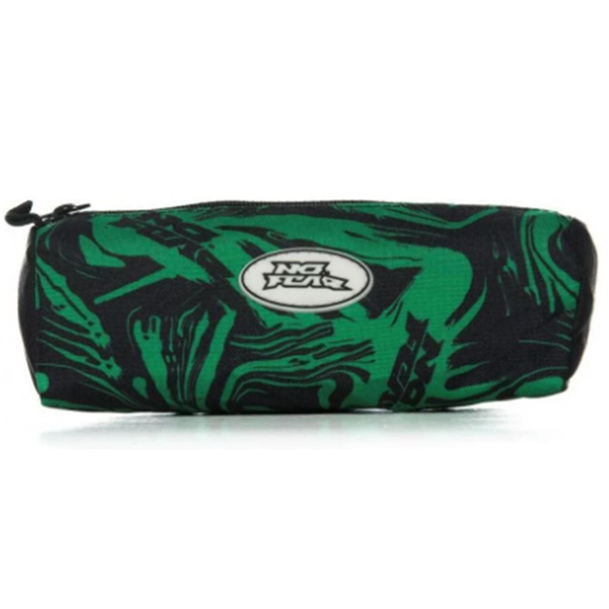 NO FEAR KALEM ÇANTASI 03557 ÜÇGEN YEŞİL SİYAH DESEN TEK BÖLMELİ 1