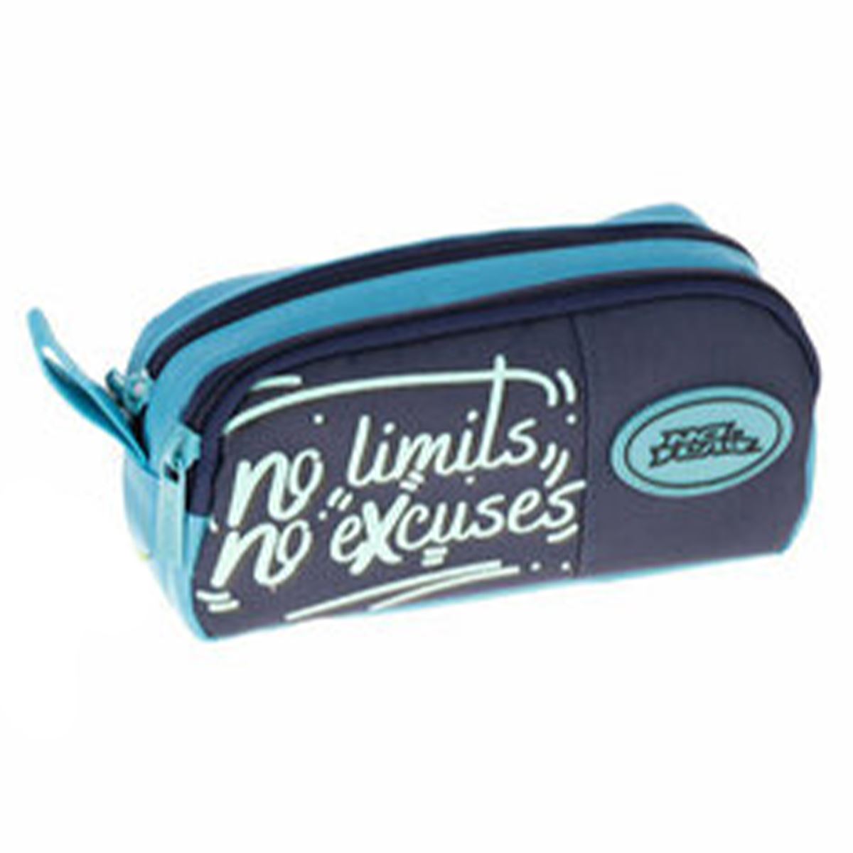NO FEAR KALEM ÇANTASI 03563 MAVİ NO LİMİTS ÇİFT BÖLMELİ 1