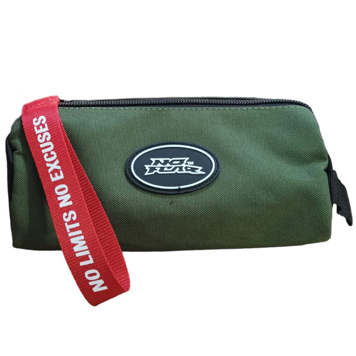 NO FEAR KALEM ÇANTASI 03599 OVAL HAKİ TEK BÖLMELİ 1