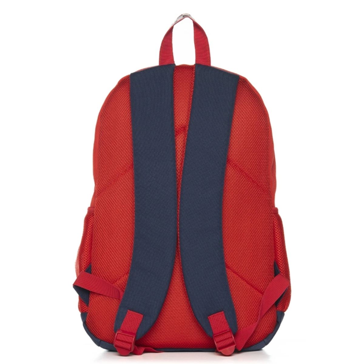 NO FEAR OKUL ÇANTASI 03617 KIRMIZI DAMA ŞERİTLİ ÜÇ BÖLMELİ 1
