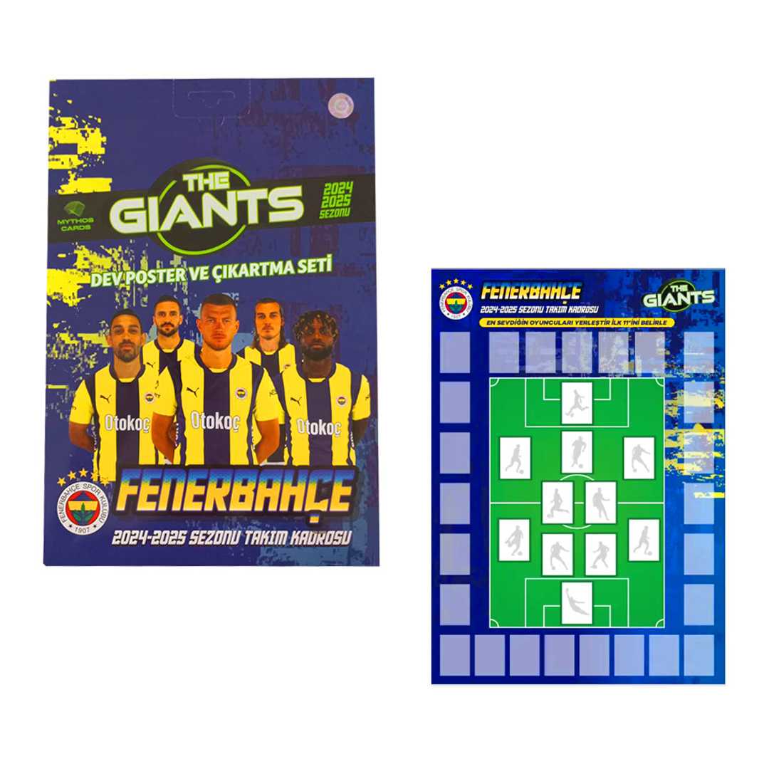 MYTHOS THE GIANTS FENERBAHÇE POSTER VE ÇIKARTMA SETİ 2024-25 3+ 1