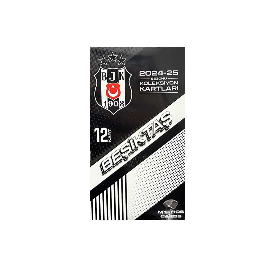 MYTHOS FUTBOLCU KARTLARI BEŞİKTAŞ 2024-25 SEZON KOLEKSİYON KARTLARI KARTON KUTU 12 KART 3+ 1