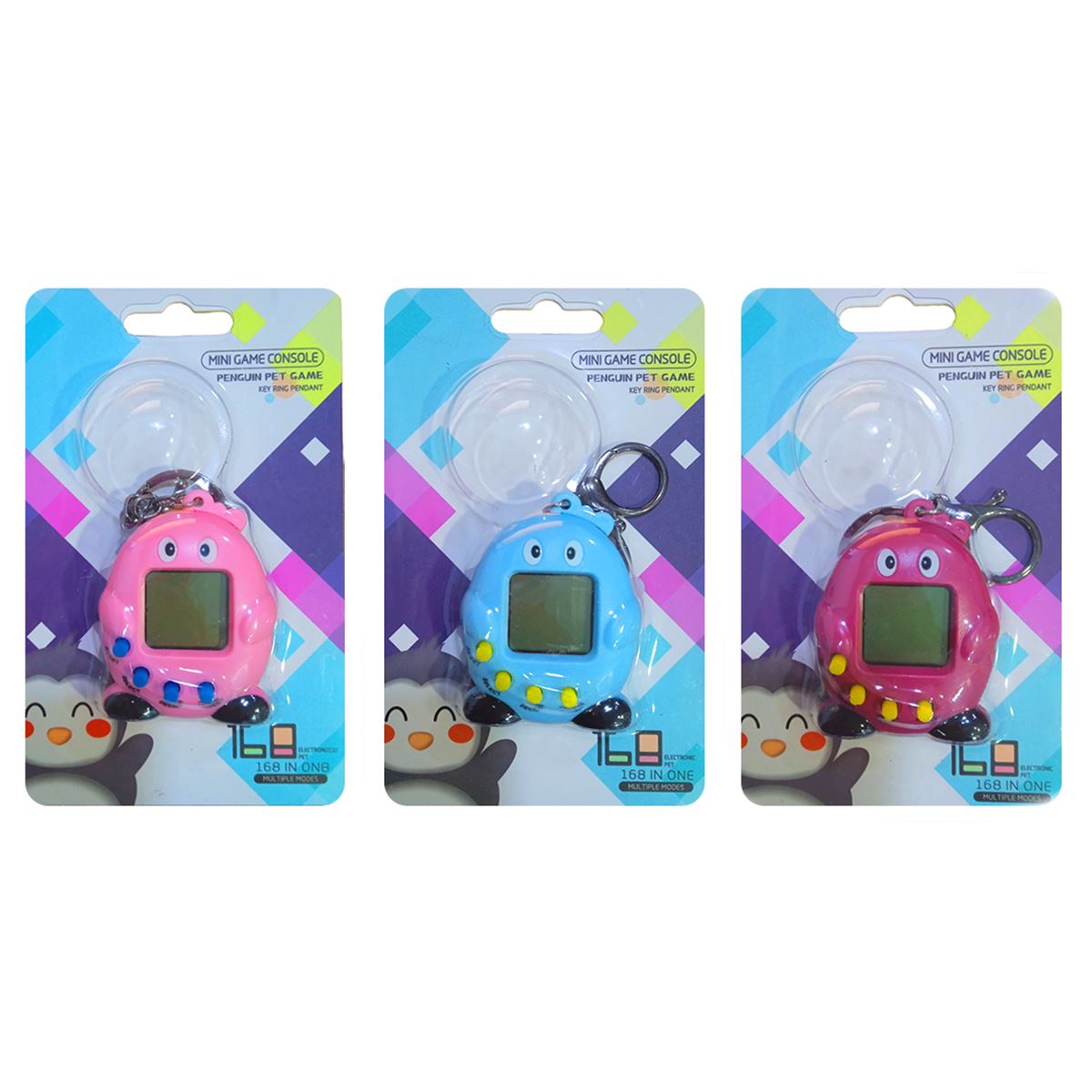 BAŞEL PENGUİN PET GAME NOSTALJİK SANAL BEBEK LZ8801 12 Lİ 3+ 1