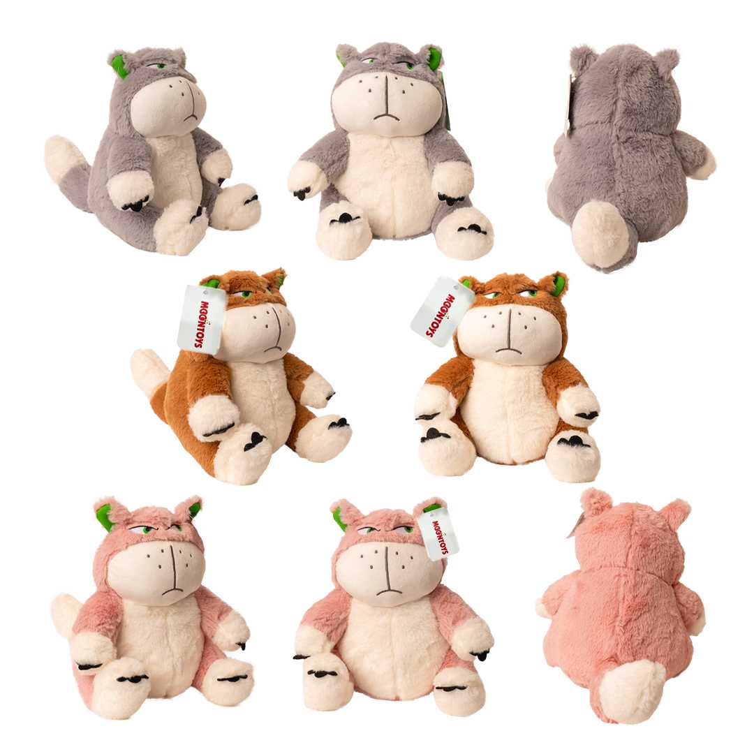 MOONTOYS PELÜŞ ASABİ KEDİ 50 CM 1