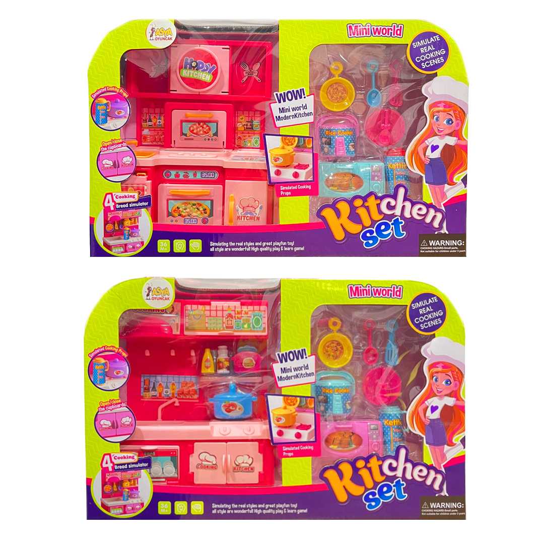 ASYA MUTFAK SETİ YQL132-3-1 KİTCHEN SET KUTULU 3+ 1