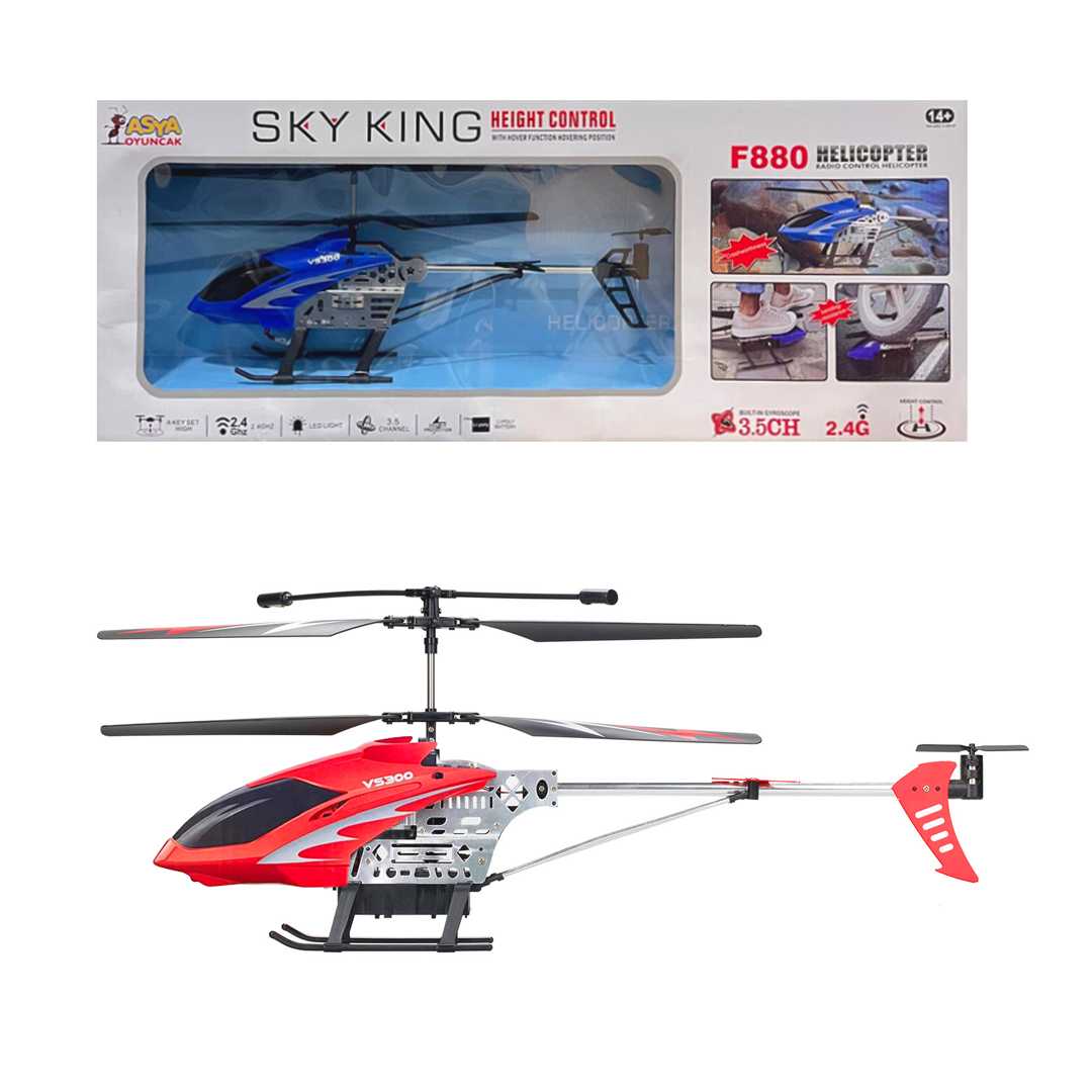 ASYA KUMANDALI HELİKOPTER F880 YÜKSEKLİK KONTROLÜ 2.4GHZ 3.5CH R/C IŞIKLI 14+ 1