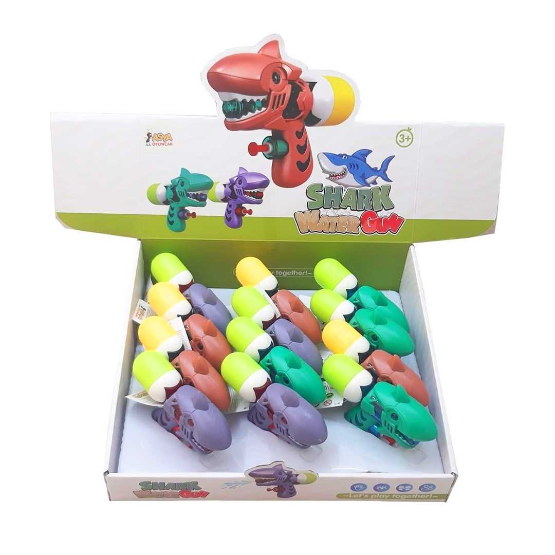 ASYA SU TABANCASI KÖPEK BALIĞI C7823-BY-8 3 RENK 14 CM 12 Lİ 3+ 1