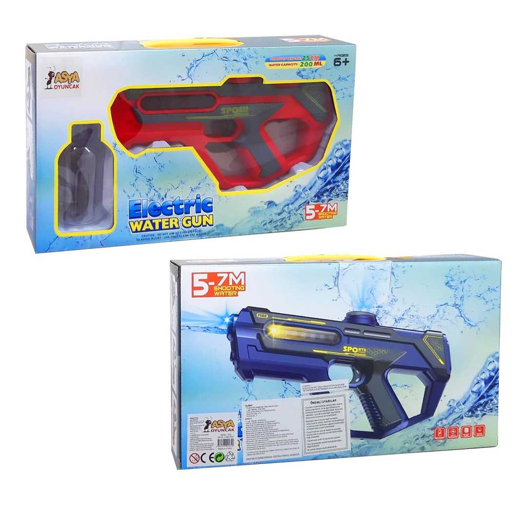 ASYA ŞARJLI SU TABANCASI 1005C  200 ML SU KAPASİTESİ 5-7 METRE SU ATMA 25 CM 6+ 1