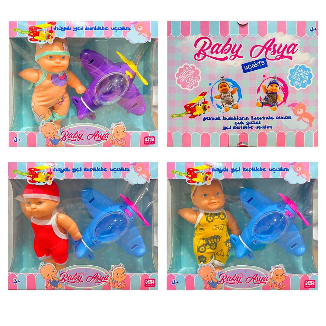 ASYA BABY 7002 ASYA BEBEK UÇAKLI 3+ 1