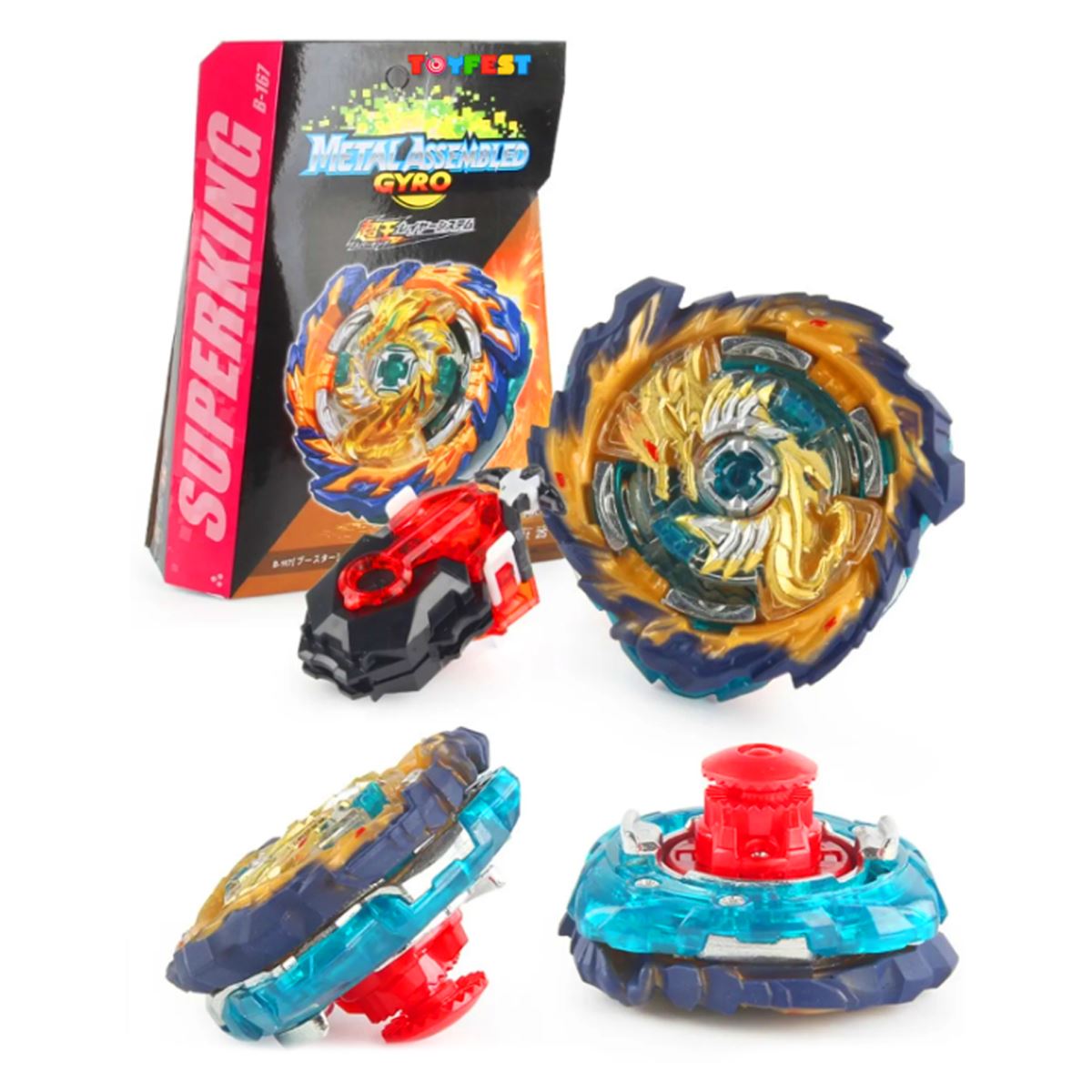 METAL ASSEMBLED GYRO B-167 BEYBLADE 3+ 1