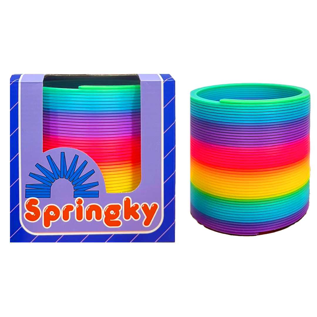 BAŞEL SPRİNGKY STRES YAYI SM110 BÜYÜK RAİNBOW SPRİNG AMERİCAN COLORED 3+ 1