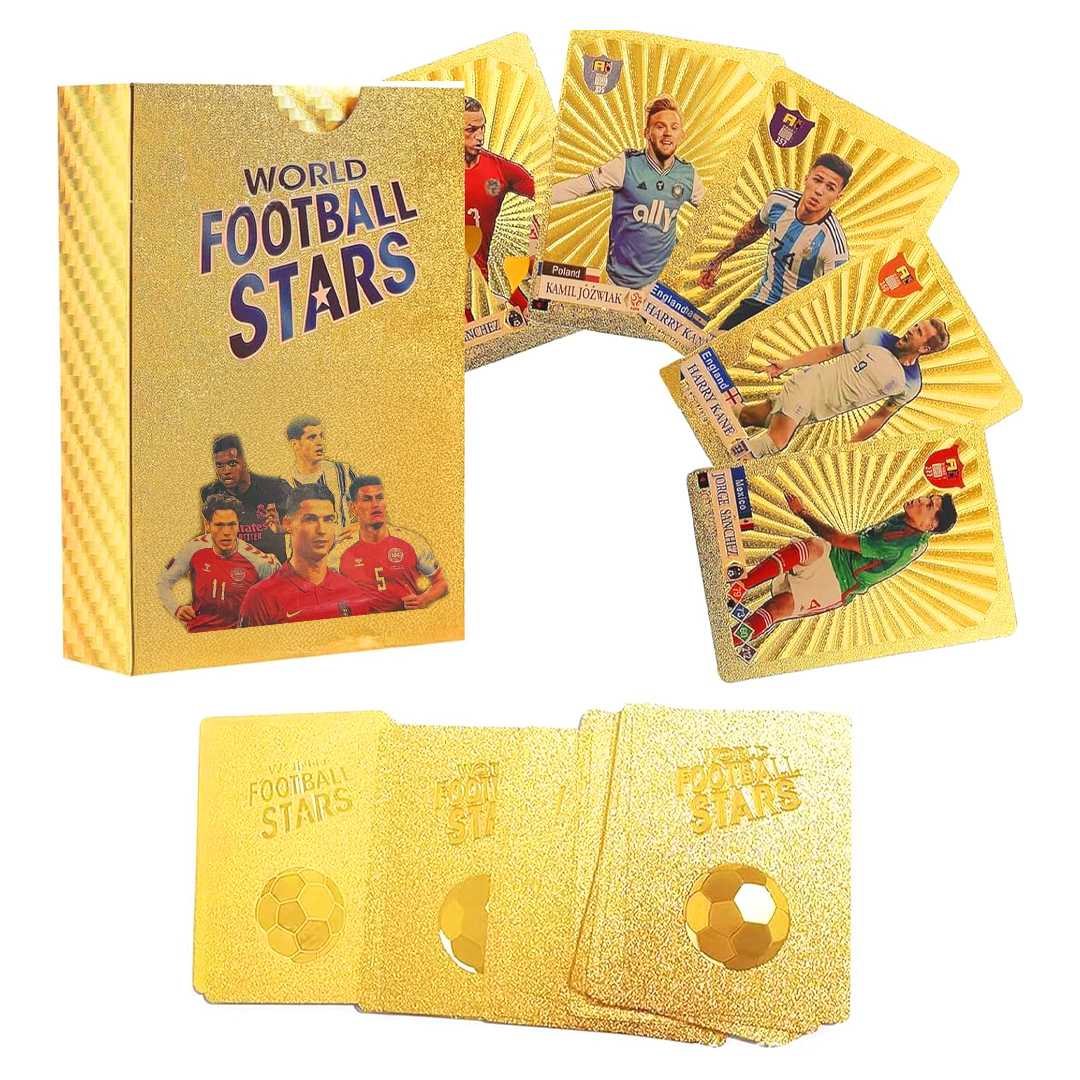 WORLD FOOTBALL STARS FUTBOLCU OYUN KARTI GOLD BAŞLANGIÇ SETİ 1