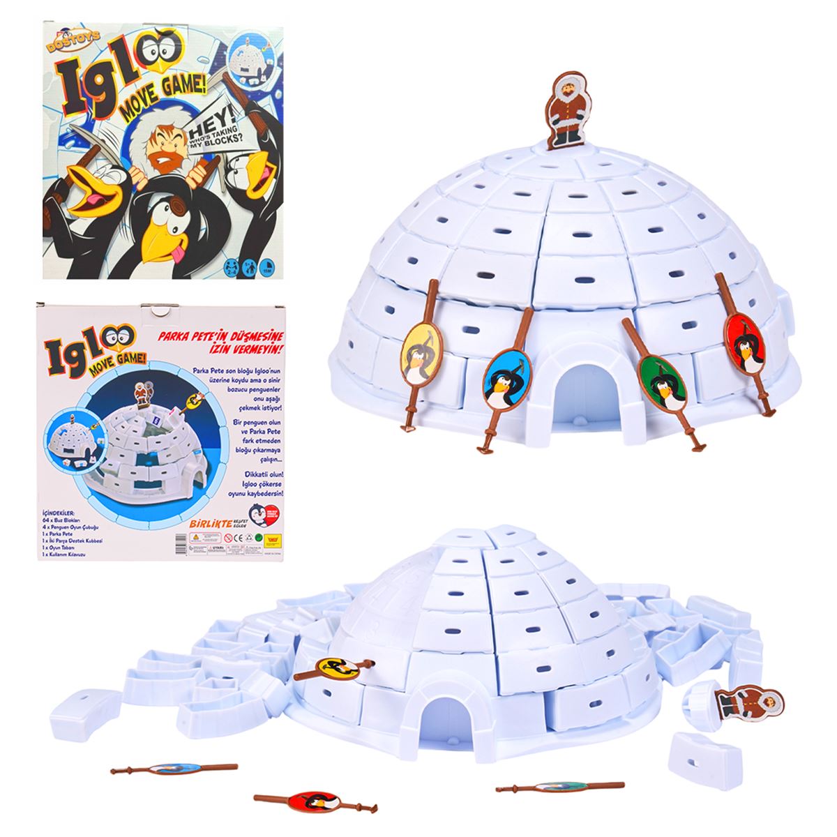 DOSTOYS KUTU OYUNU 22206-09 İGLOO MOVE GAME 5+ 1