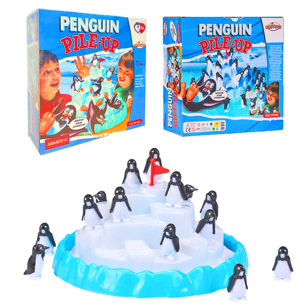 DOSTOYS KUTU OYUNU 00299-707-4 PENGUEN PİLE-UP 5+ 1