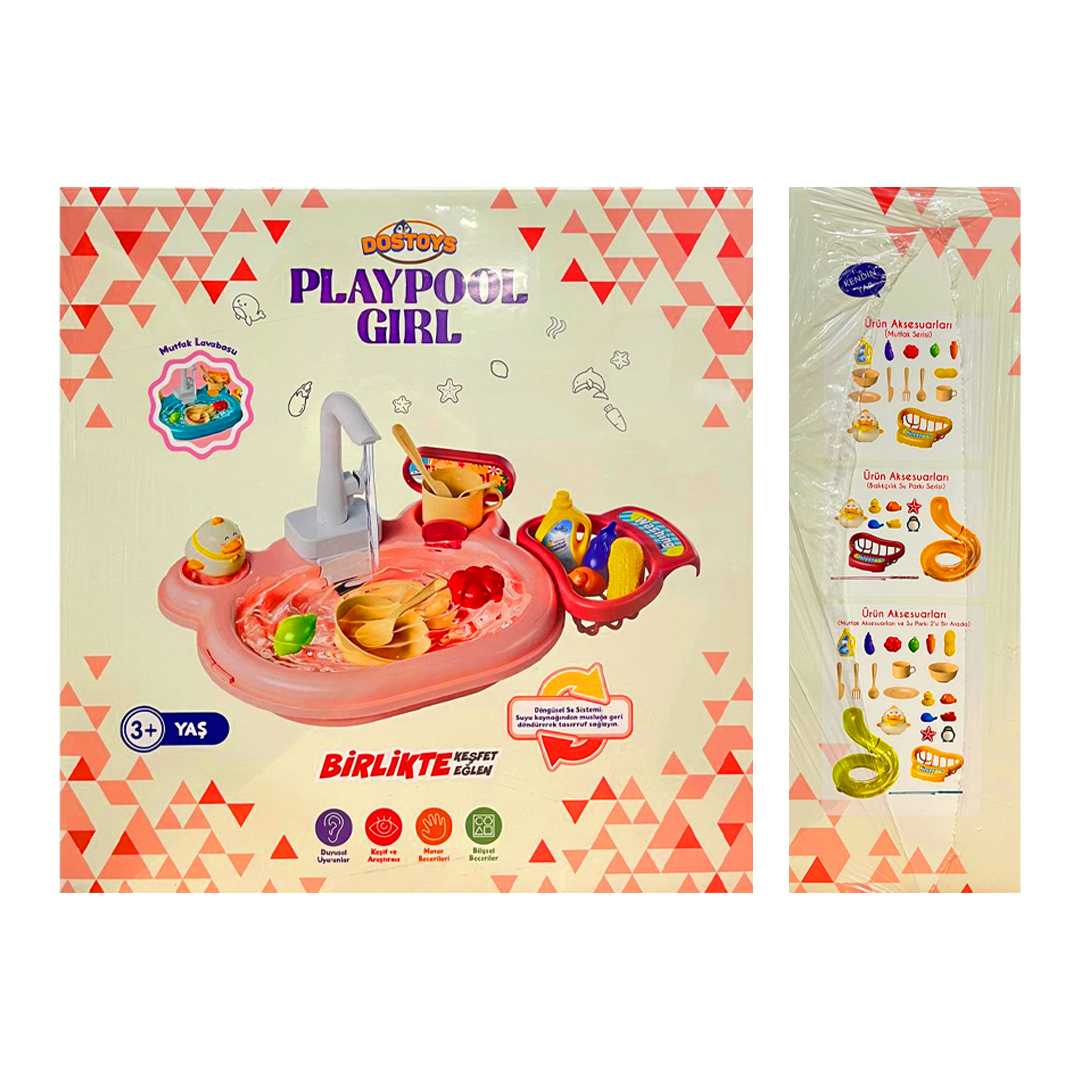 DOSTOYS PLAYPOOL GİRL 1203-3 OYUN HAVUZU KIZ 3+ 1