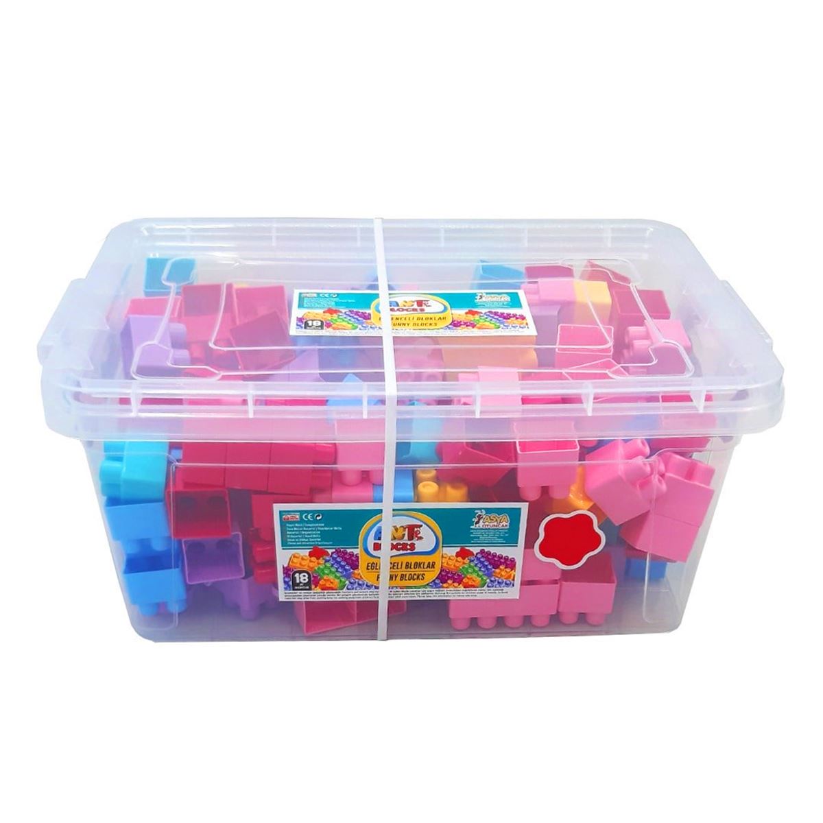 ASYA ANT BLOCKS ANT286P PLASTİK KUTU 286 PARÇA 18M+ 1