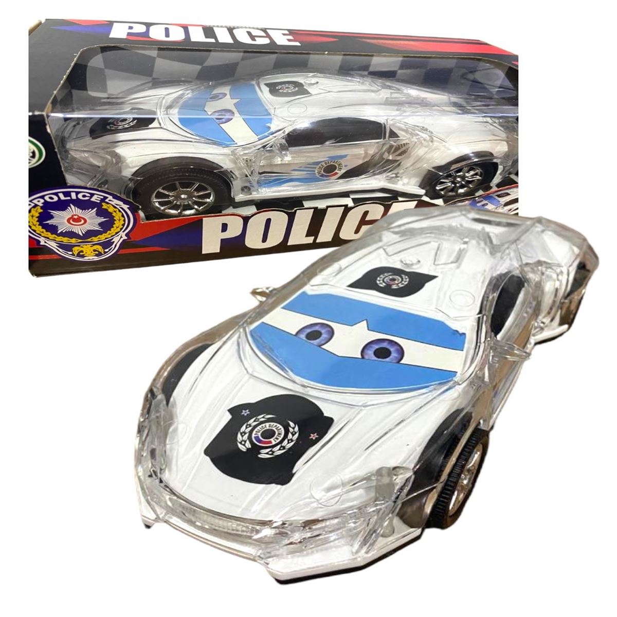 PRATİK TOYS POLİCE P 1060 SESLİ IŞIKLI PİLLİ 3+ 1