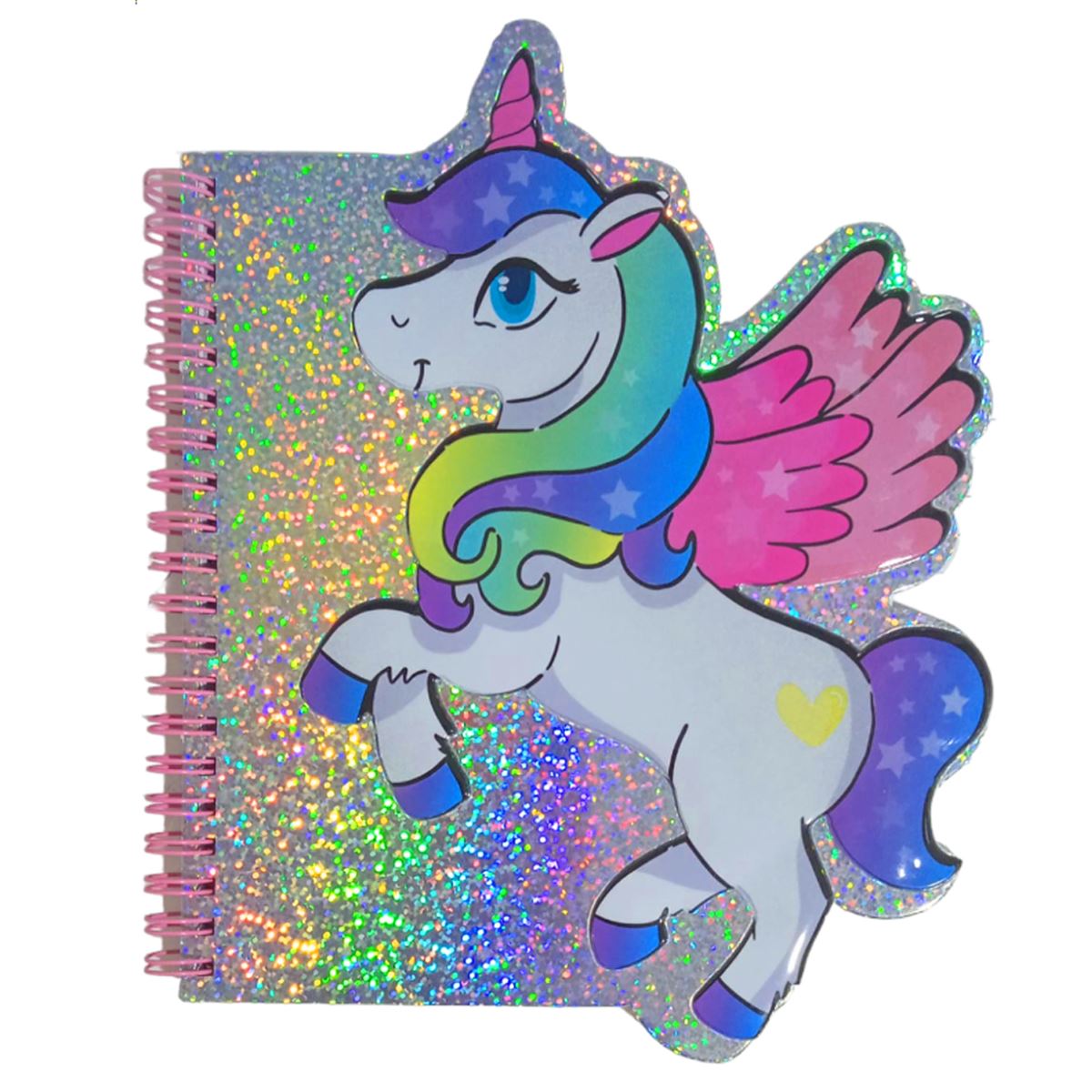 MİSYON NOT DEFTERİ MSY-5622 UNİCORN SPİRALLİ KABARTMALI KARAKTER KESİM 1