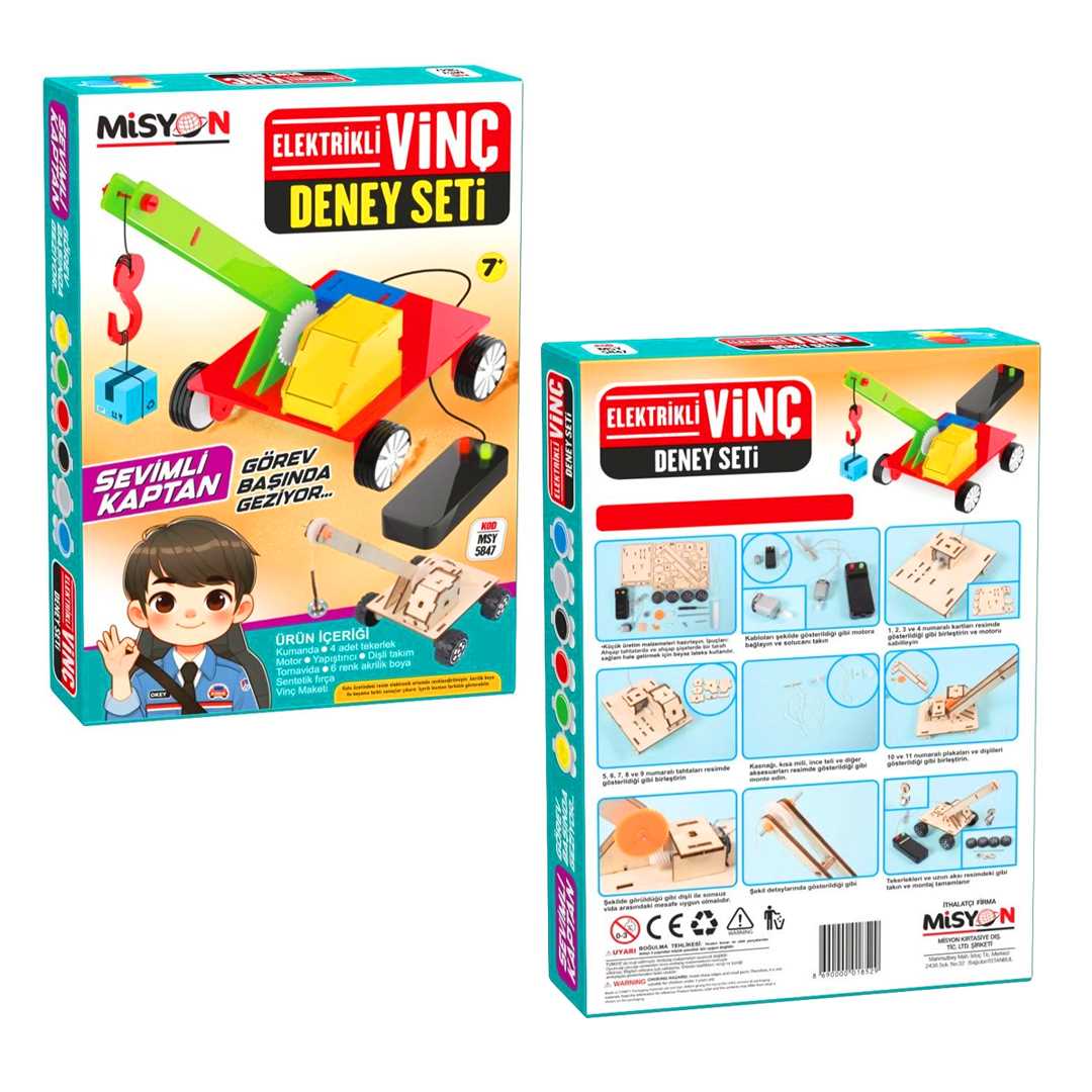 MİSYON ELEKTRİKLİ VİNÇ DENEY SETİ MSY-5847 1
