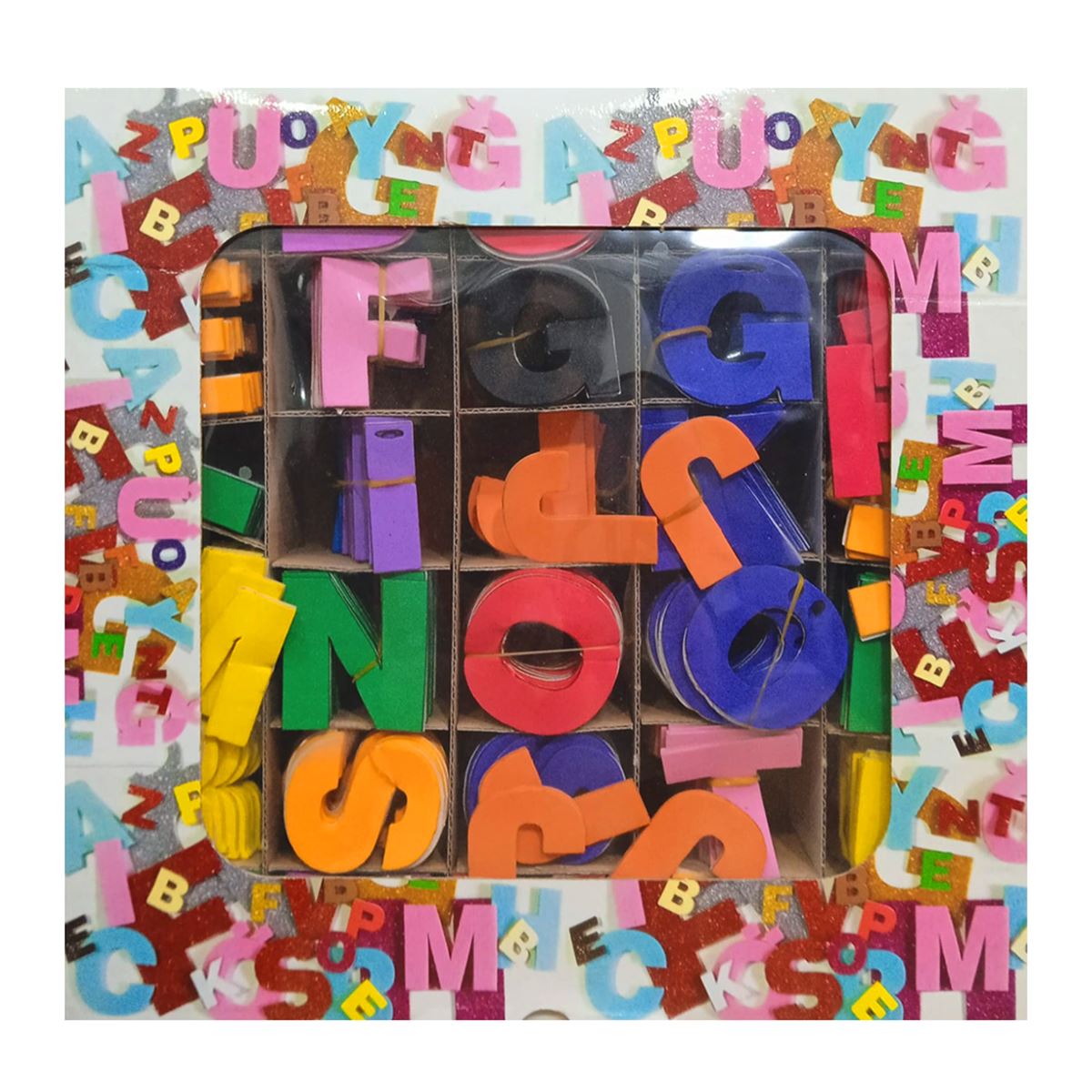 KİDDY A-Z HARF 3 CM DÜZ YAPIŞKANLI 720 Lİ 0892 1