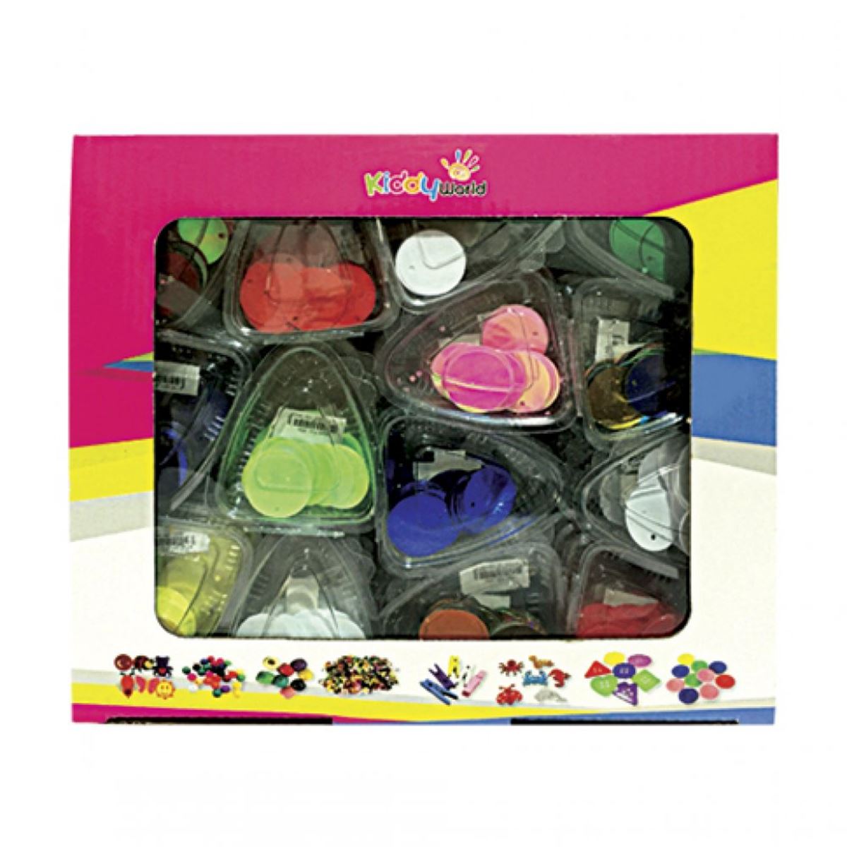 KİDDY WORLD BÜYÜK DAİRE PUL 84 LÜ KIDDY 0241 1
