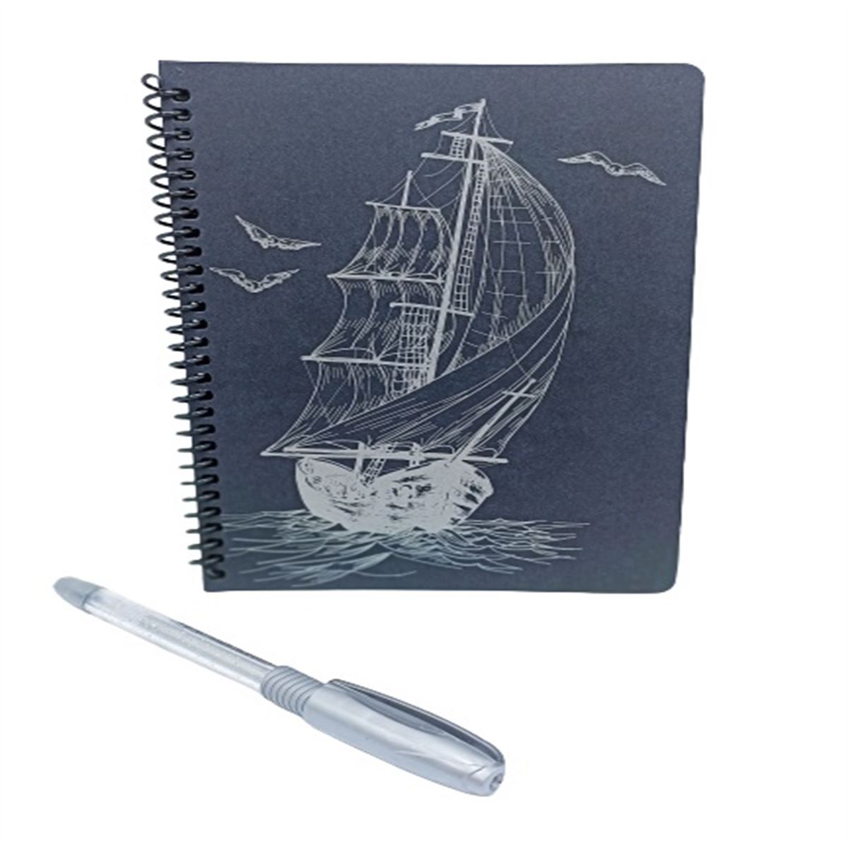 KİDDY SİYAH DEFTER 14x20 SPİRALLİ KALEMLİ 40 YAPRAK 01279 1