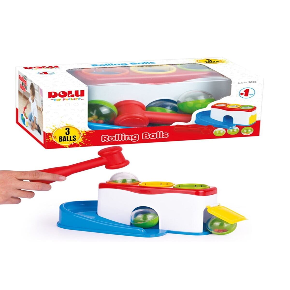 DOLU TOY ROLLİNG BALLS VUR YUVARLA 5095 11X27X14 1+ 1