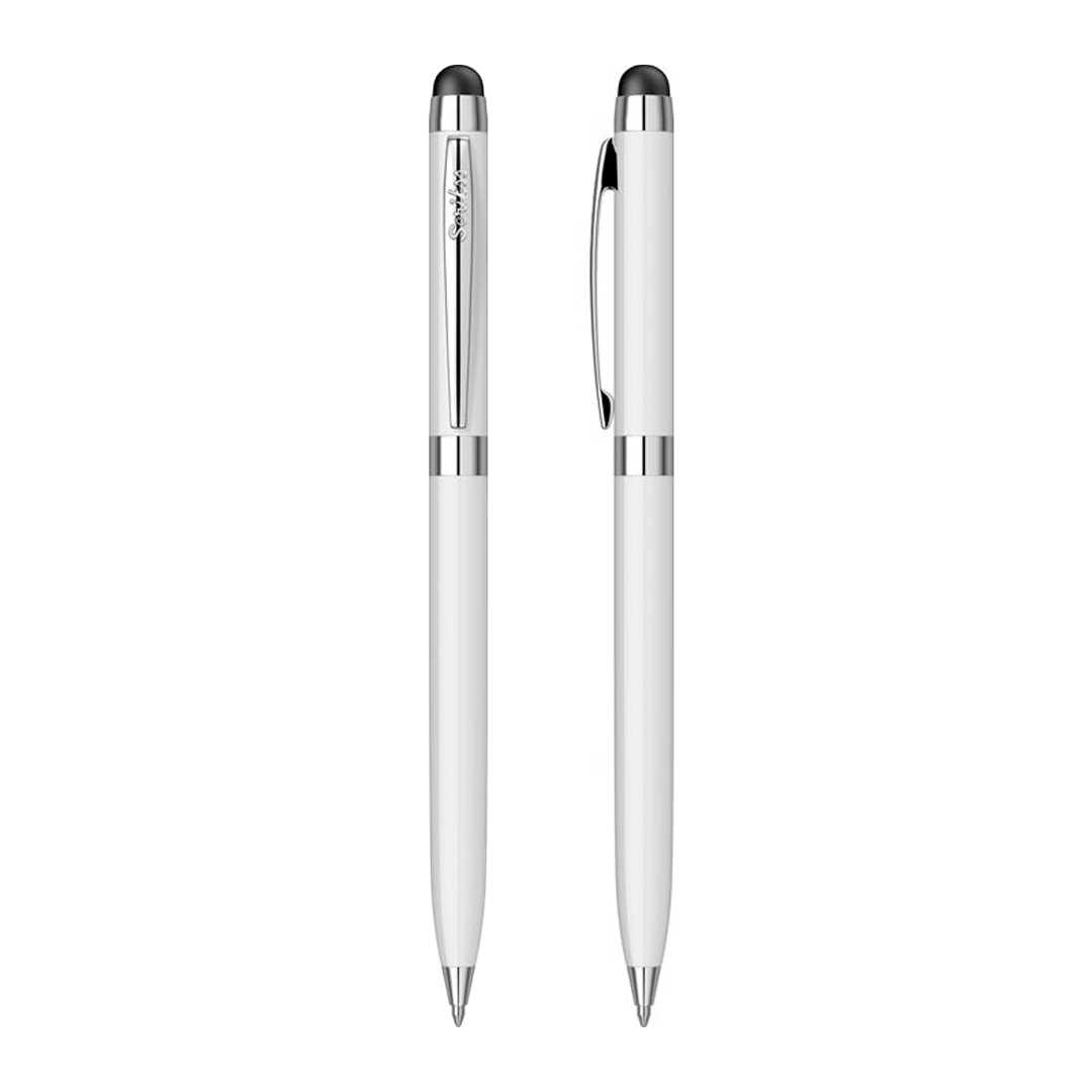 SCRİKSS TÜKENMEZ KALEM 599 TOUCH PEN BEYAZ 1