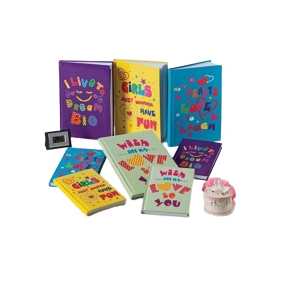 BAYINDIR NOT DEFTERİ DİKİŞLİ SERT KAPAK 14x20 LOVE 120 YP KARELİ BAD0811 1