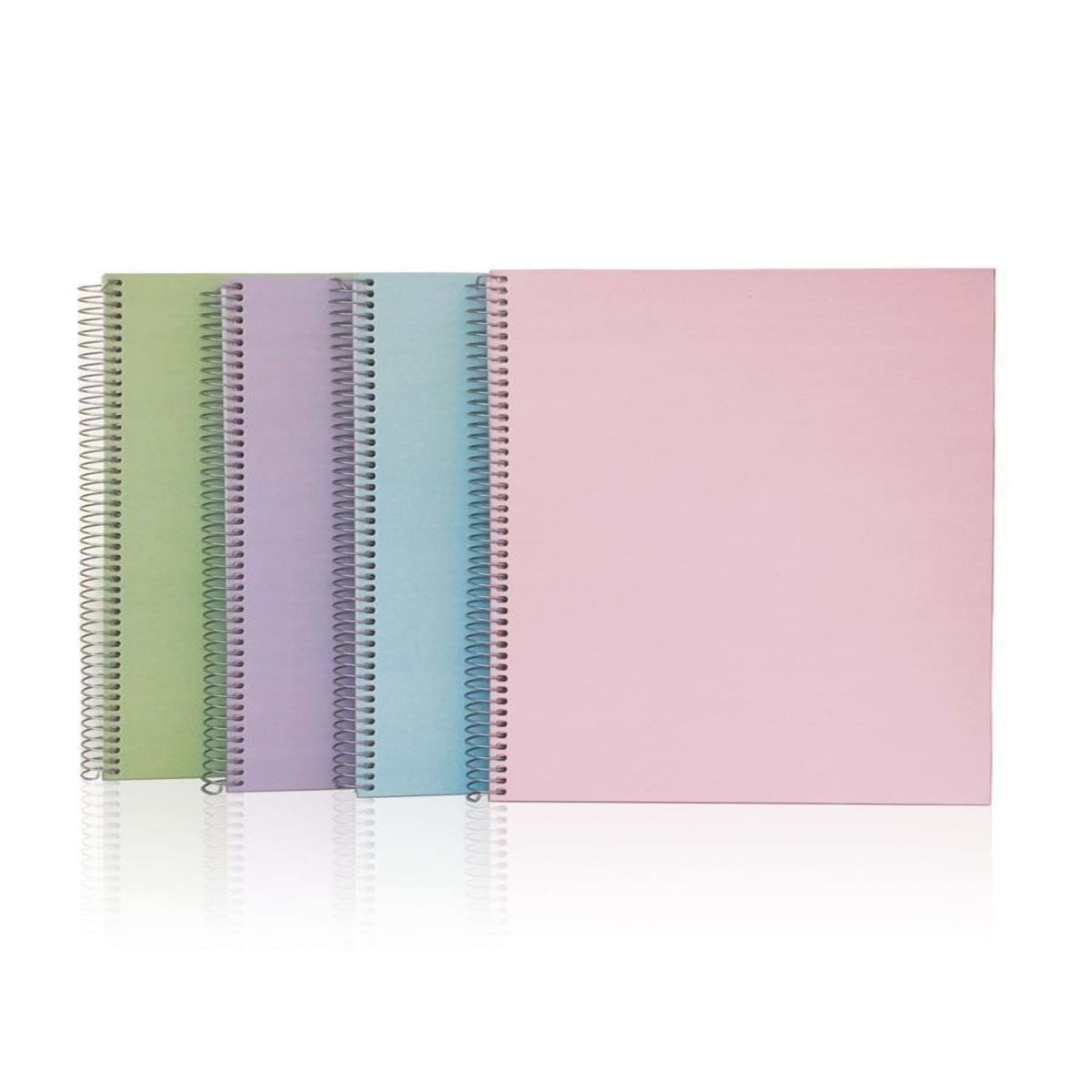 BAYINDIR DEFTER PASTEL 20x28 SPİRALLİ SERT KAPAK 120 YP DÜZ BED0673 1