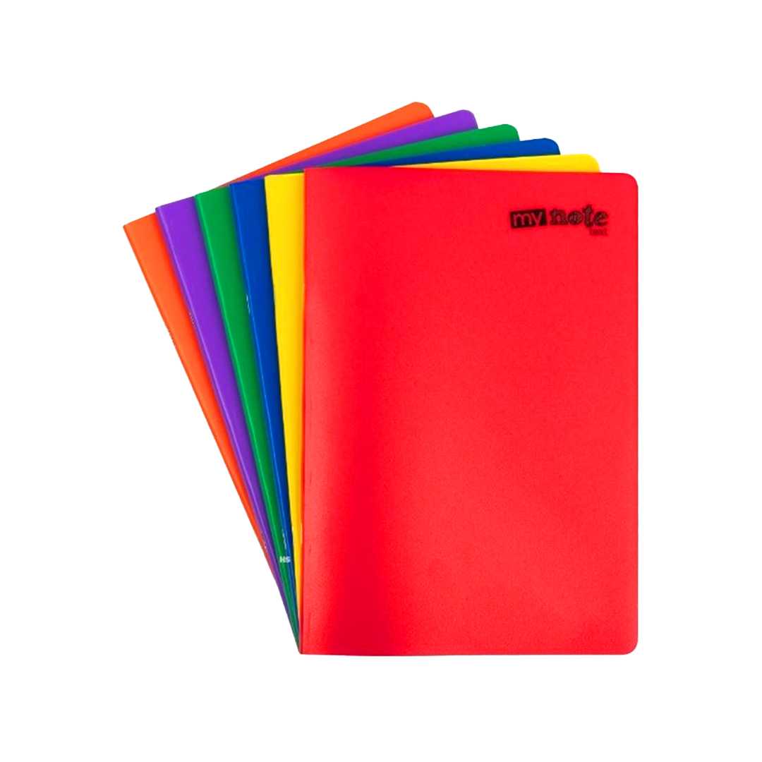 TEXT NEON DEFTER A5 PP KAPAK DİKİŞLİ 80 YP KARELİ 12 Lİ MTXNE-A580-K 1