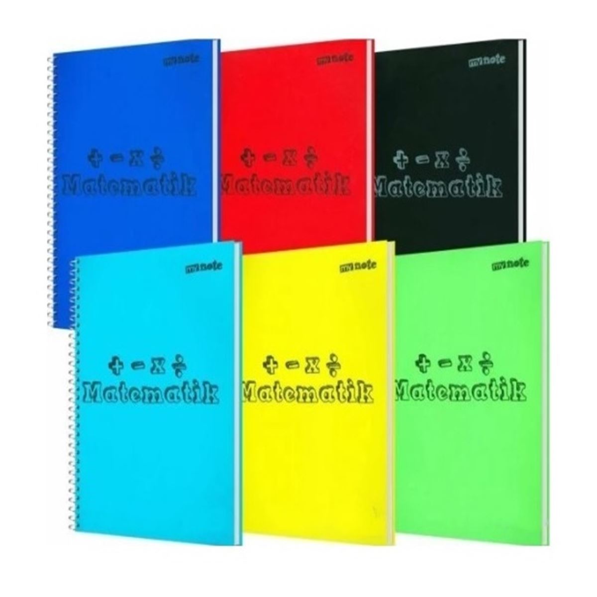 MYNOTE MATEMATİK DEFTERİ A4 PP KAPAK SPİRALLİ 100 YP KARELİ MFXDE-MA-A4100-K 1