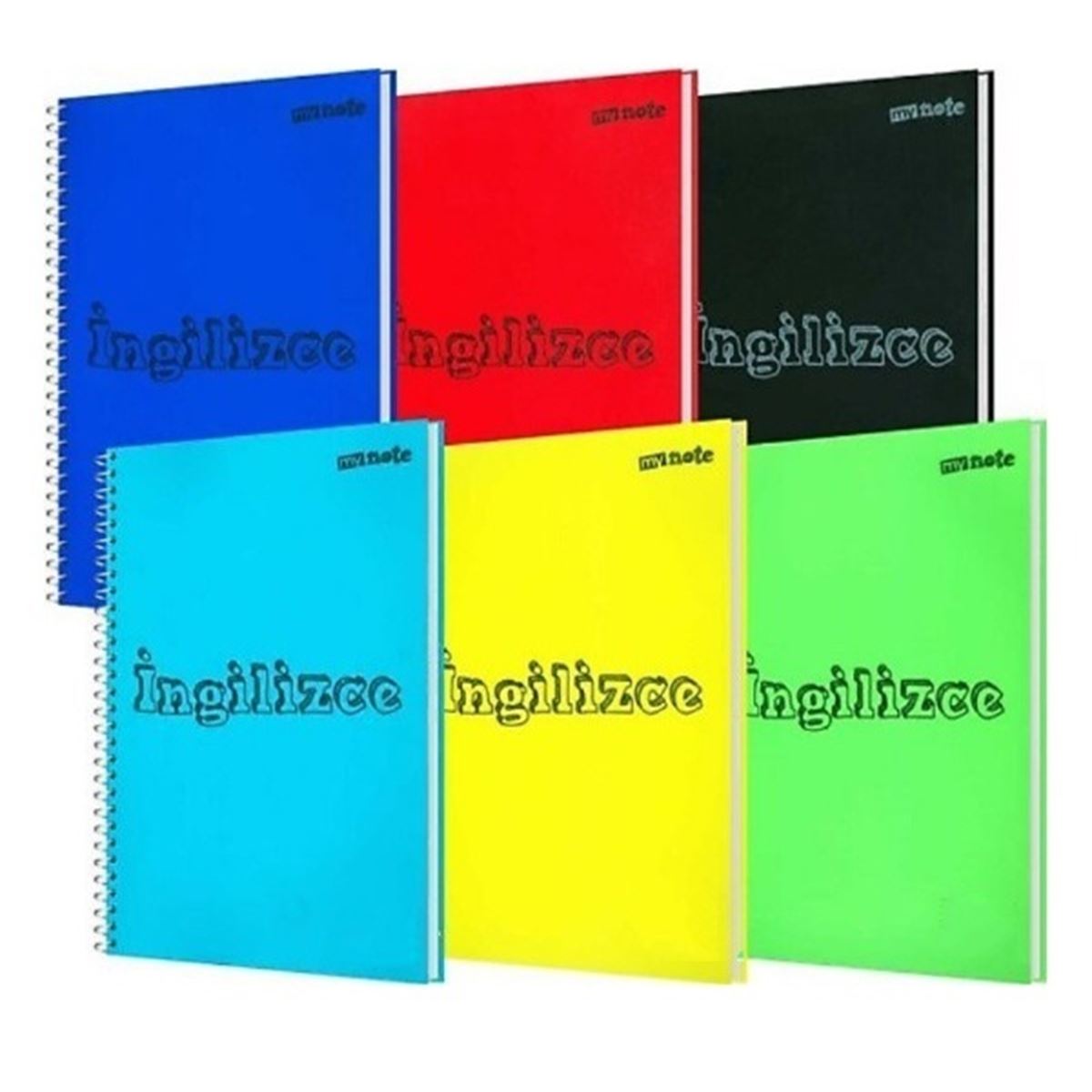 MYNOTE İNGİLİZCE DEFTERİ A4 PP KAPAK SPİRALLİ 100 YP ÇİZGİLİ MFXDE-İN-A4100-Ç 1