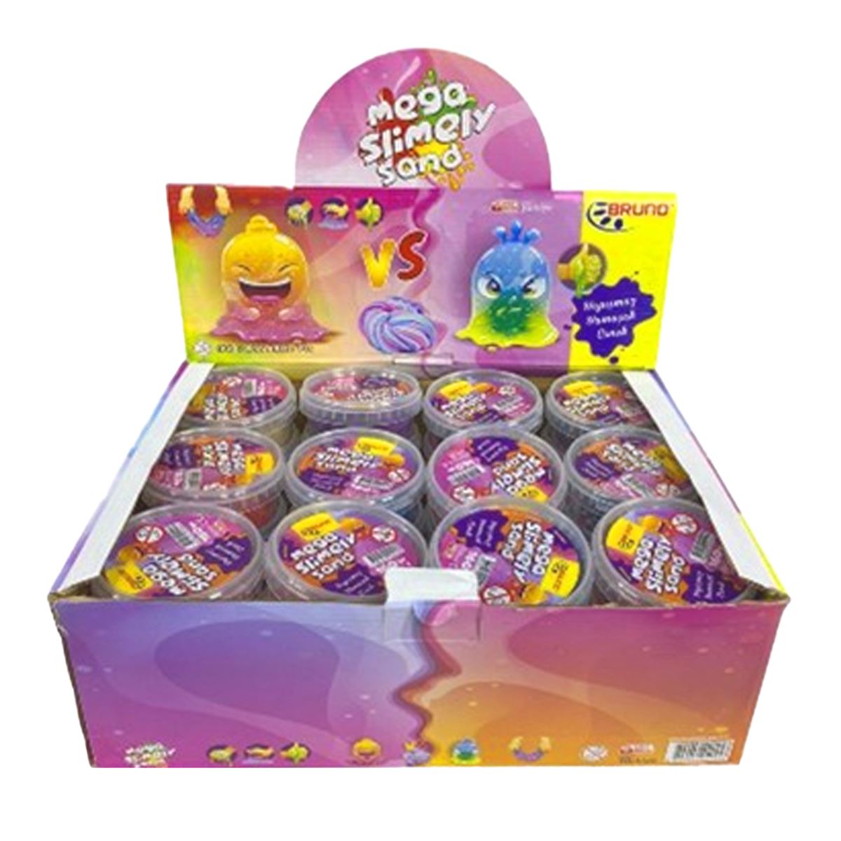 BRUNO SLİME SAND SLİMELİ KUM 160 GR 36 LI 1