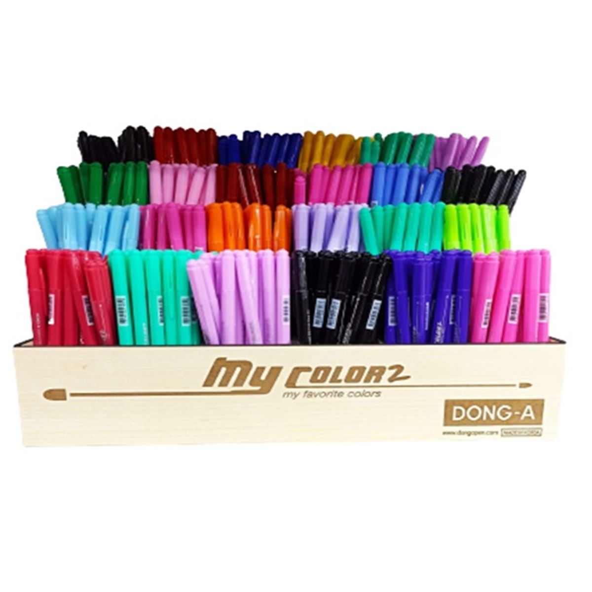 DONG-A MY COLOR 2 KEÇELİ KALEM ÇİFT TARAFLI 720 Lİ 210301A 1