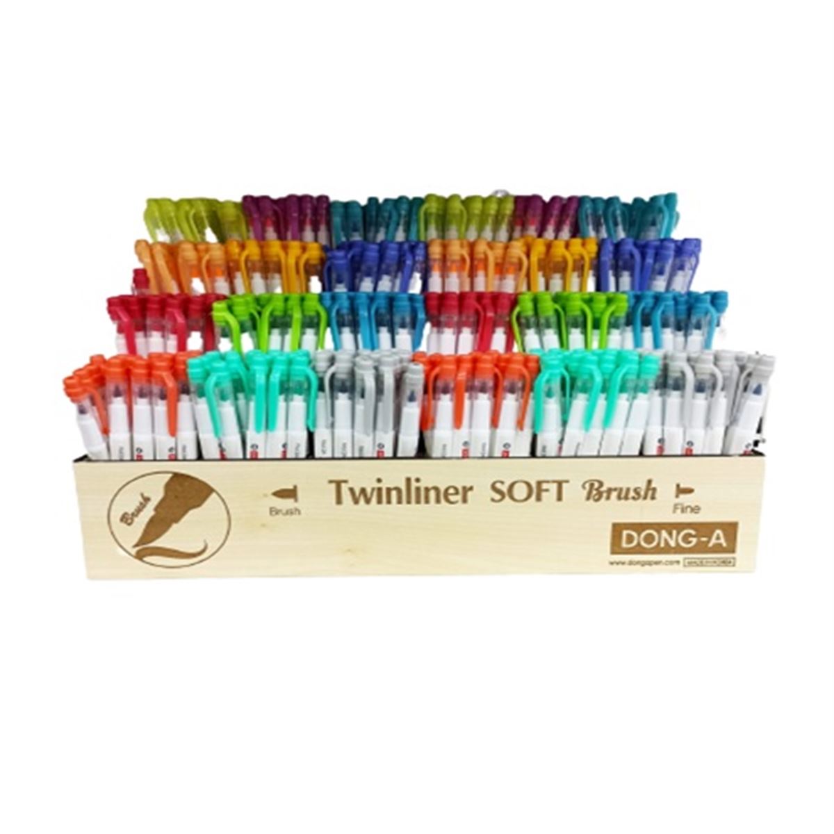 DONG-A TWİNLİNER FOSFORLU KALEM FIRÇA UÇLU ÇİFT TARAFLI 720 Lİ 231999 1