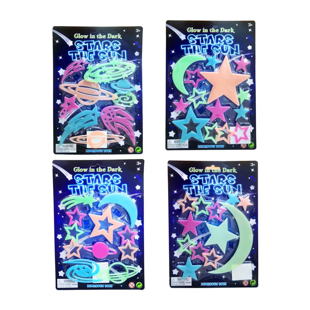 SAMATLI FOSFORLU AY YILDIZ SET SG-21008ABCD STARS THE SUN 3+ 1