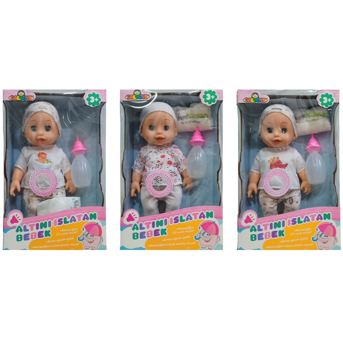 GALTOYS BEBEK GLT1107 ALTINI ISLATAN SESLİ PİLLİ 33 CM 3+ 1