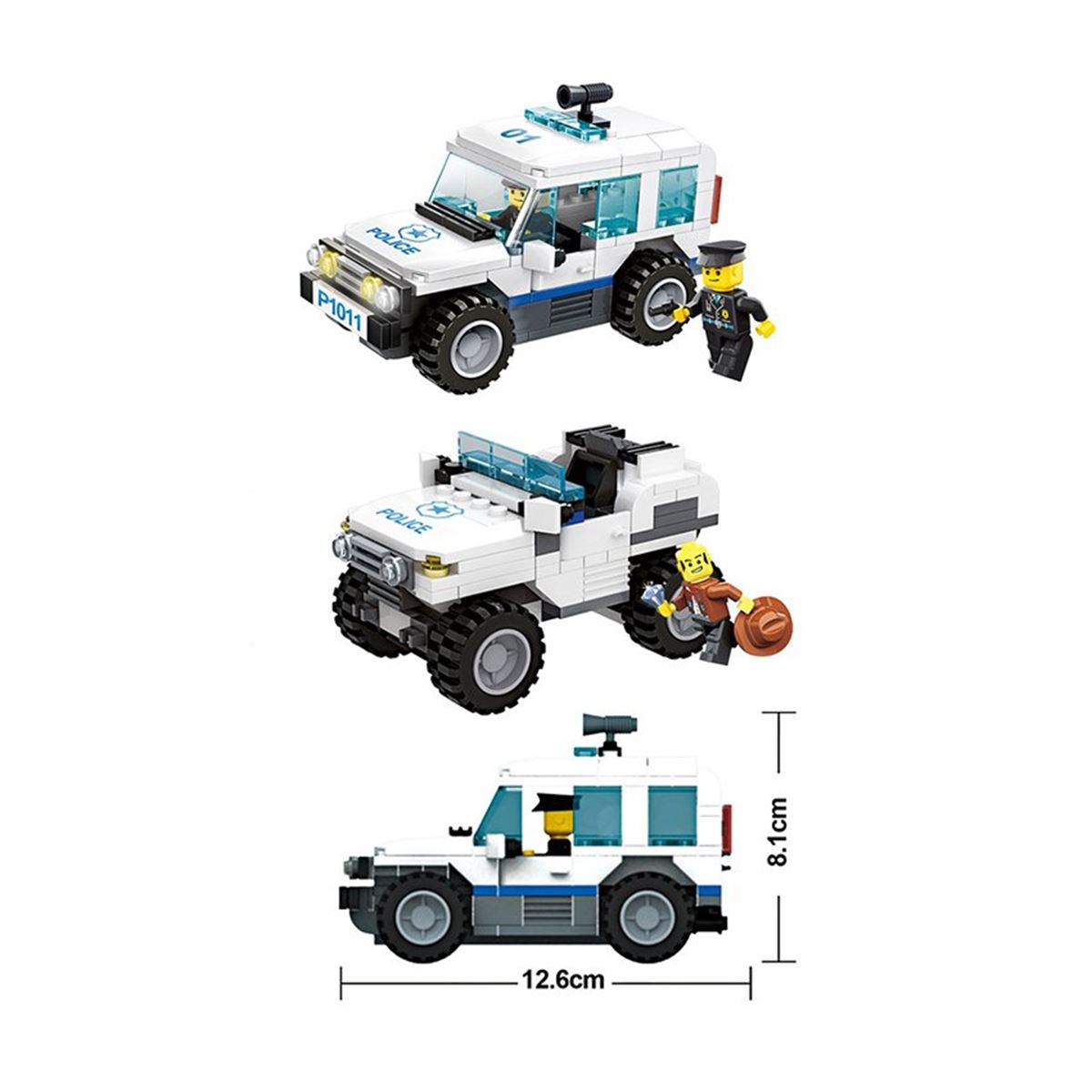 GALTOYS 51011 POLİS DEVRİYE ARABASI 3İN1 217 PARÇA 1
