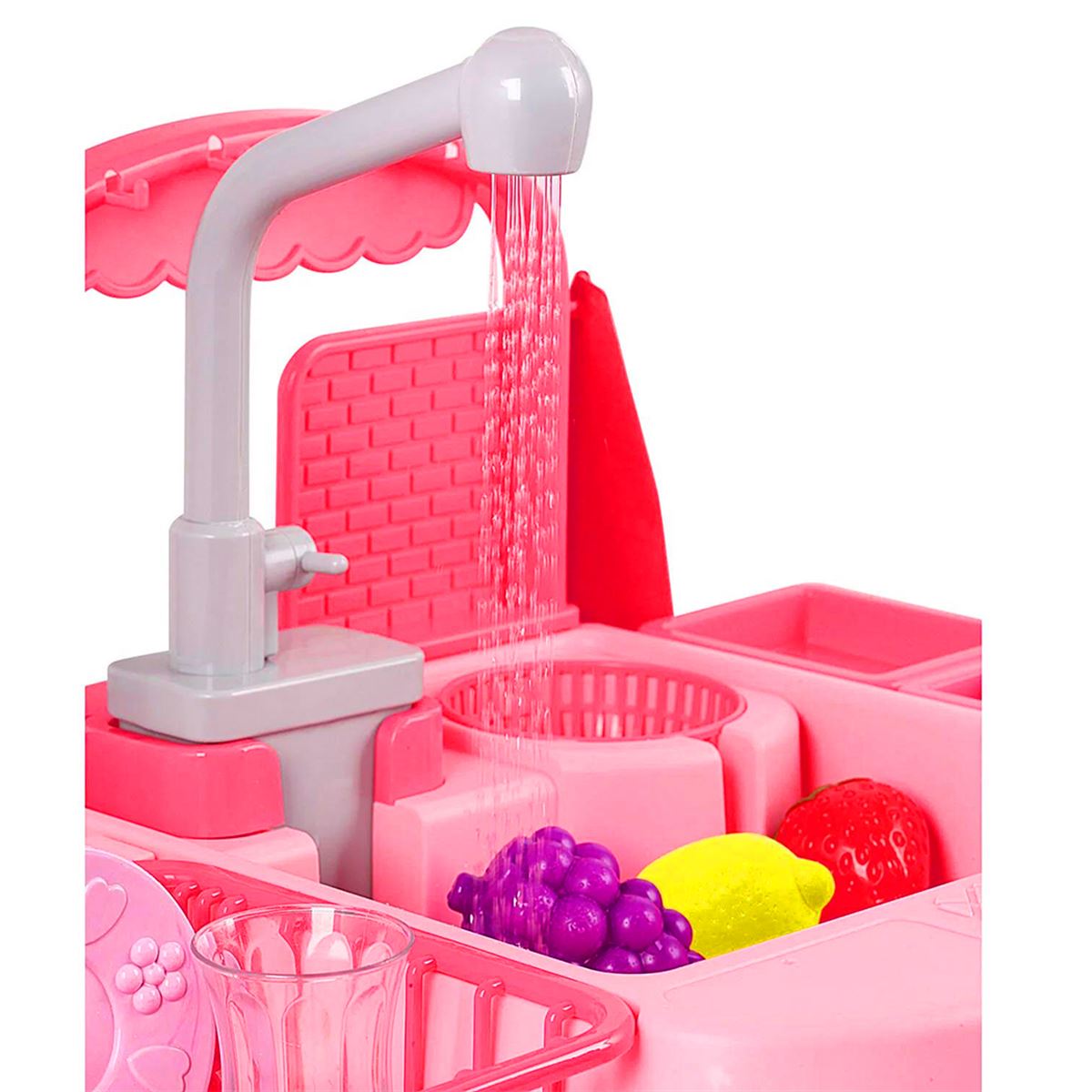 GALTOYS KİTCHEN 168A-19A MUTFAK LAVABOSU PEMBE PİLLİ 3+ 1