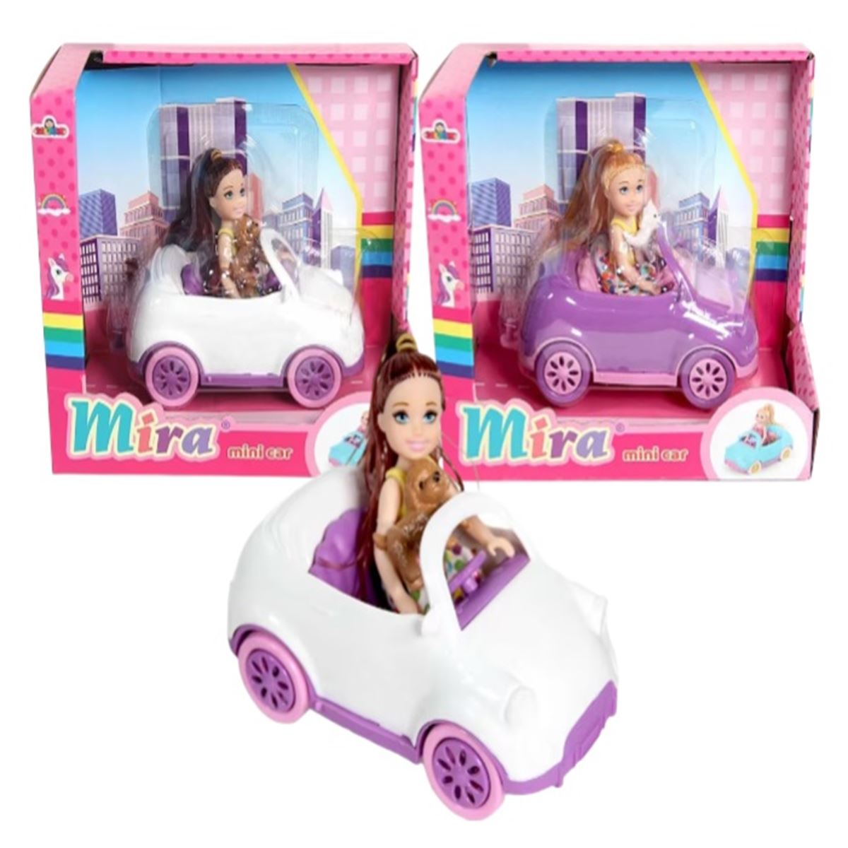 GALTOYS MİRA MİNİ CAR GLT-E406 VE KÖPEĞİ 1