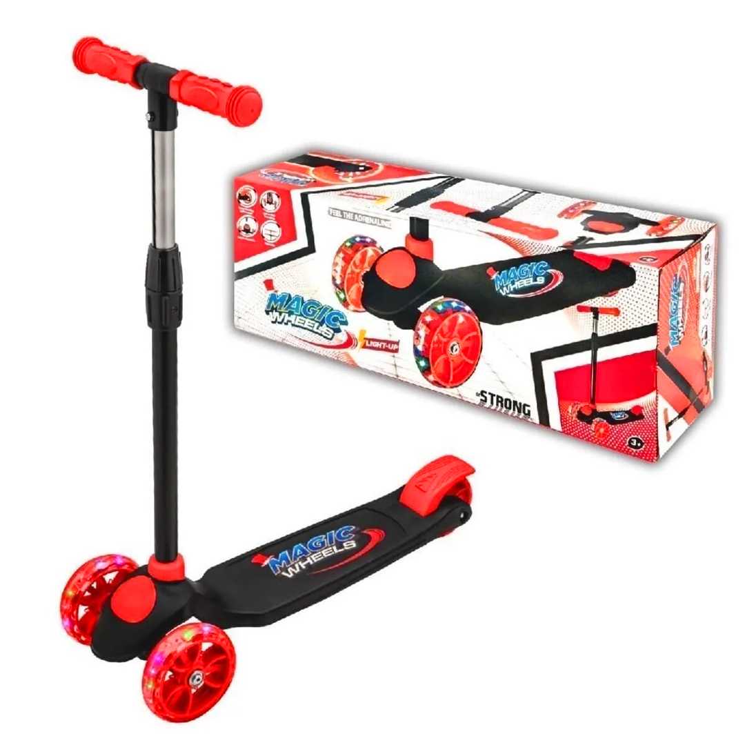 BEREN SCOOTER KIRMIZI BRN-2218 IŞIKLI MAX 50 KG 3+ 1