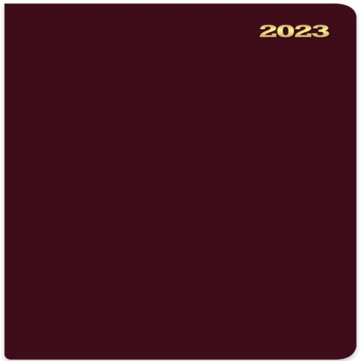 KESKİN AJANDA 2023 AJ-63 830005 9x16,5 SUNİ DERİ BORDO 1