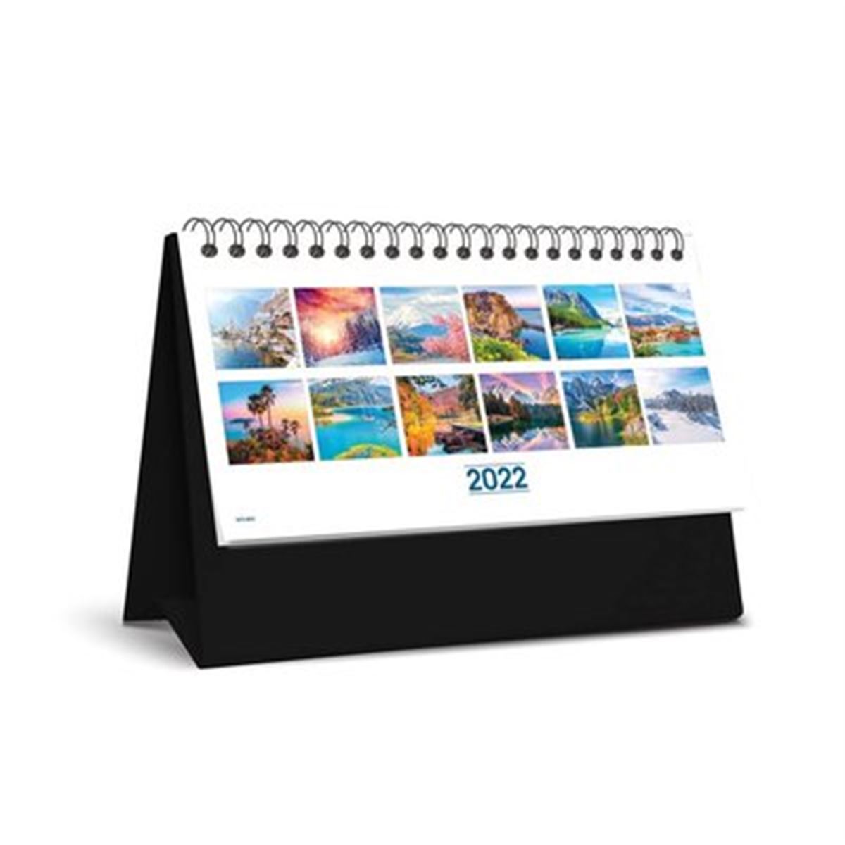 KESKİN MASA TAKVİMİ 2023 MTP-804 820608 ÜÇGEN PLASTİK MANZARA 1