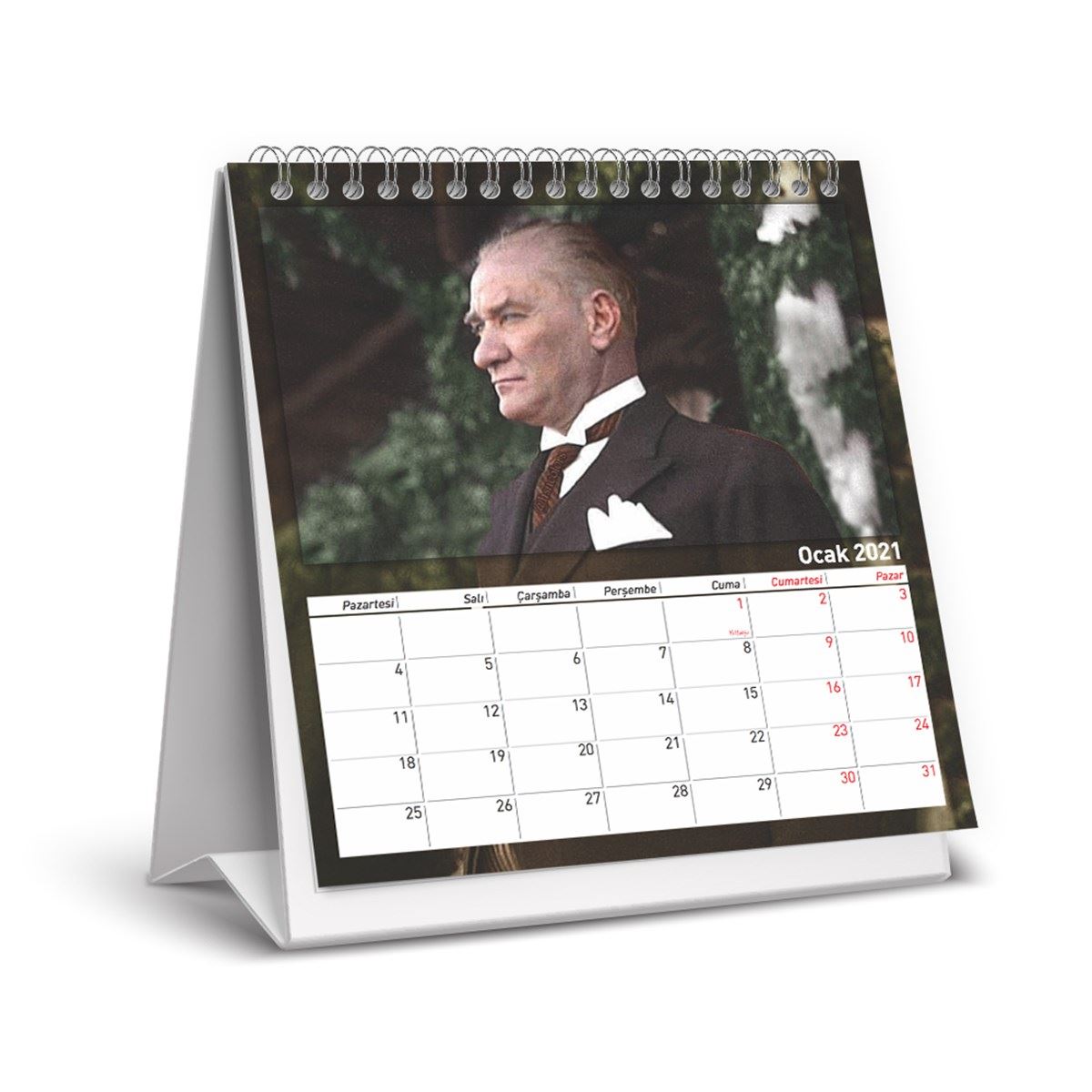 KESKİN KARE MASA TAKVİMI ATATÜRK 820801-99 1